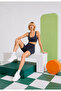 Women's Sports Bustier with Support and Flexible Fit Bra - Smoked - 3