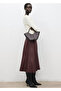 Leather Look Midi Skirt - 7