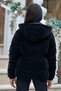 Girls' Nova Fabric Hooded Pocketed Elastic Waist Drawstring Waterproof Winter Coat Km4013 - 7