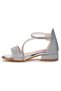Yada Sand Glitter Baby Girl 2 cm Heeled Sandals Evening Dress Shoes - 4