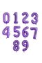 Purple Number Balloon Mermaid Concept Party 8 Years Old Balloon Set Mermaid Birthday Balloon Set Mermaid - 5