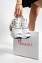 New Season White Wedge Heeled Sports Sandals Total Height 10 cm - 6