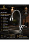 Can Rotate 360 Degrees - Bendable Movable Pipe Kitchen Sink Faucet Sink Tap - 2