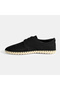 Moriya Black Men's Leather Lace-Up Casual Shoes - 3