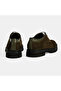 Men's Green Lace-Up Suede Casual Shoes - 8