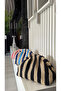 Handmade Burslu Straw Clutch Bag (33X20Cm) - 6