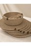 13 piece 32 cm gold color saucepan set / bread basket / coaster american service / coffee presentation - 7