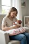 Butterfly Series Gray Powder Breastfeeding Pillow