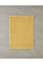 Border Check Cotton Hand Towel 30X40 cm Yellow