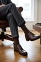 8-Piece Mixed Color Men's Business Cotton Seamless Thin Summer Socks - Premium - 4