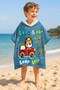 Nature Lion Children's Poncho Beach Towel