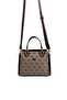 Women / Girls Shoulder Bag 1133-48005 Bag M178 Dark Beige-Matte Brown - 5