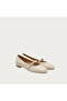 Woman / girl ballet flat 70p5 frau leather ballet flats with strap - 3