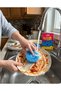 100% Natural Cellulose Sponge Set of 2 and Flexible Textured Dish Sponge |   Multi-Purpose Kitchen Cleaning Set - 7