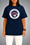 تي شيرت كبير الحجم مطبوع عليه Off Campus Briar University Hawks Graham 44 على الصدر والظهر للجنسين - 3