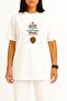 Oversized Thanksgiving Poster Thanksgiving Day Chest Design Unisex T-Shirt - 2