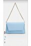 Women's Chain Strap Hand and Shoulder Bag Baby Blue