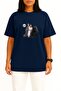 Oversized Outlander Foreign Tv Series Character Chest Printed Unisex T-Shirt - 2