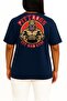 Oversized Pıttdogs Fit and Gym Chest and Back Printed Unisex T-Shirt - 4