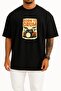 Oversized Born to Play Drums Chest Design Unisex T-Shirt