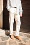 Hush Beige 100% Cotton Men's Trousers