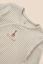 Sophie La Girafe 2-Piece Organic Cotton Beige Ecru Jumpsuit Set - 5