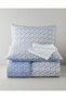 Fragile Ivy Easy-Iron Double Duvet Cover Set 200X220 cm Navy Blue