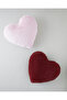 Heart Plush Decorative Throw Pillow Powder - 4