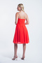 Women's Coral Stone Strap Midi Evening Dress - 5