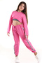 Embroidered Crop Long Sleeve Girls' Combed Cotton Sweatshirt - 3