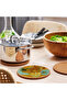 Van Gogh Sunflowers Mushroom Trivet Pot Pan Mat 19cm Diameter 1cm Thickness - 3