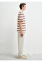 Striped T-Shirt Loose Fit / Loose Relaxed Cut 0612947-70056 - 4