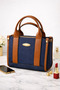 Milano Dark Blue Taba Elegance Hand and Shoulder Bag - 2