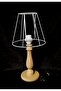 Raw Wooden Lampshade Base and Lampshade Wire Lampshade Frame - 2