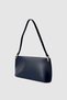Lycie Matte Look Lined Magnet Closure Shoulder and Arm Bag Navy Blue - 3