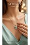 Baguette Figure Steel Necklace - 2
