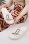 Dvm 033 Beige Massage Sole Buckle Women's Slippers