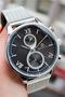 Functions Active Original Steel Mesh Band Calendar Gift for Wife Husband Lover Men's Wristwatch - 2