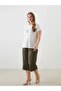Elastic Waist Women's Capri (S5) - 3
