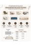 Eco |   Cotton Bohemian Sofa Cover, Sofa Bed Cover, Armchair Cover, Sofa Shawl |   115X210 Beige - 6