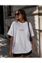 Women's Oversize Printed 100% Cotton T-Shirt - 3