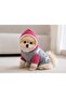 Cat Dog Clothing with Fleece Inside, Flu Pink Sweatshirt