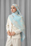 Granada Pleated Shawl - Dream Blue - 2