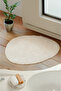 Single Bath Mat Bamboo 90X110 Ecru