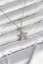 316L Steel Chain Silver Color Zircon Stone Star Model Women's Necklace