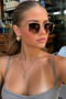Rectangular Brown Unisex Sunglasses Ae2008c5b4470