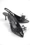 Noir Flexible Soft Non-Slip Sole (4/6 cm) Black Patent Leather Handmade Bead Detailed Open Elastic Women's T-Strap - 2