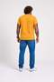 Men's Oversized Crew Neck T-Shirt Re-Born 25185 Mustard - 3