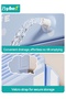 Baby Bath Tub, Collapsible Baby Bathtub, Portable Bath Tub with Non-Slip Base+Shower Cap+5 Ocean Balls+4 Duckling Toys, Large Capacity, for 0-8 Years Old Toddlers and Kids - 6