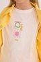 4-8 Years Love Bloom Girl's 3-Piece Set -Yellow- - 8